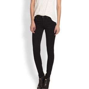 Rag & Bone Legging Jean black plush 24
